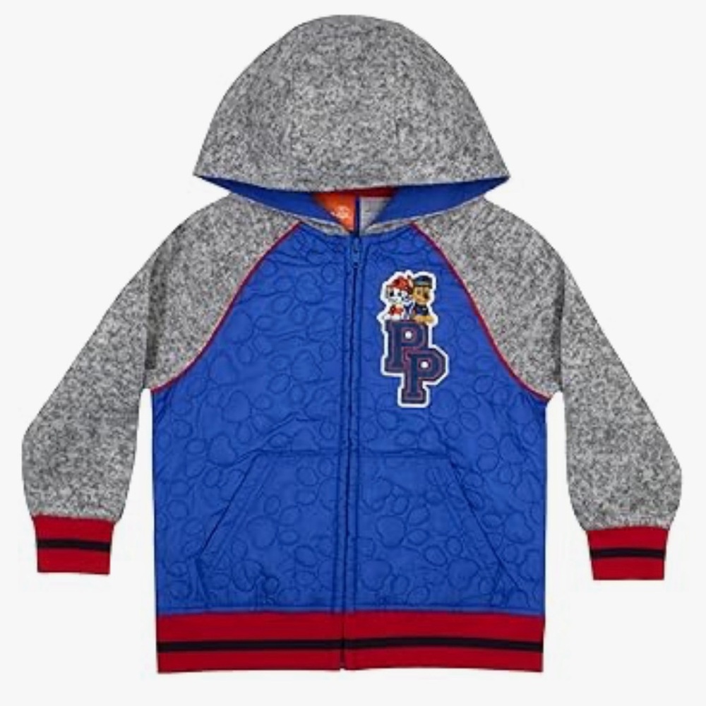 Nickelodeon Paw Patrol Boys Hooded Jacket - EUC
